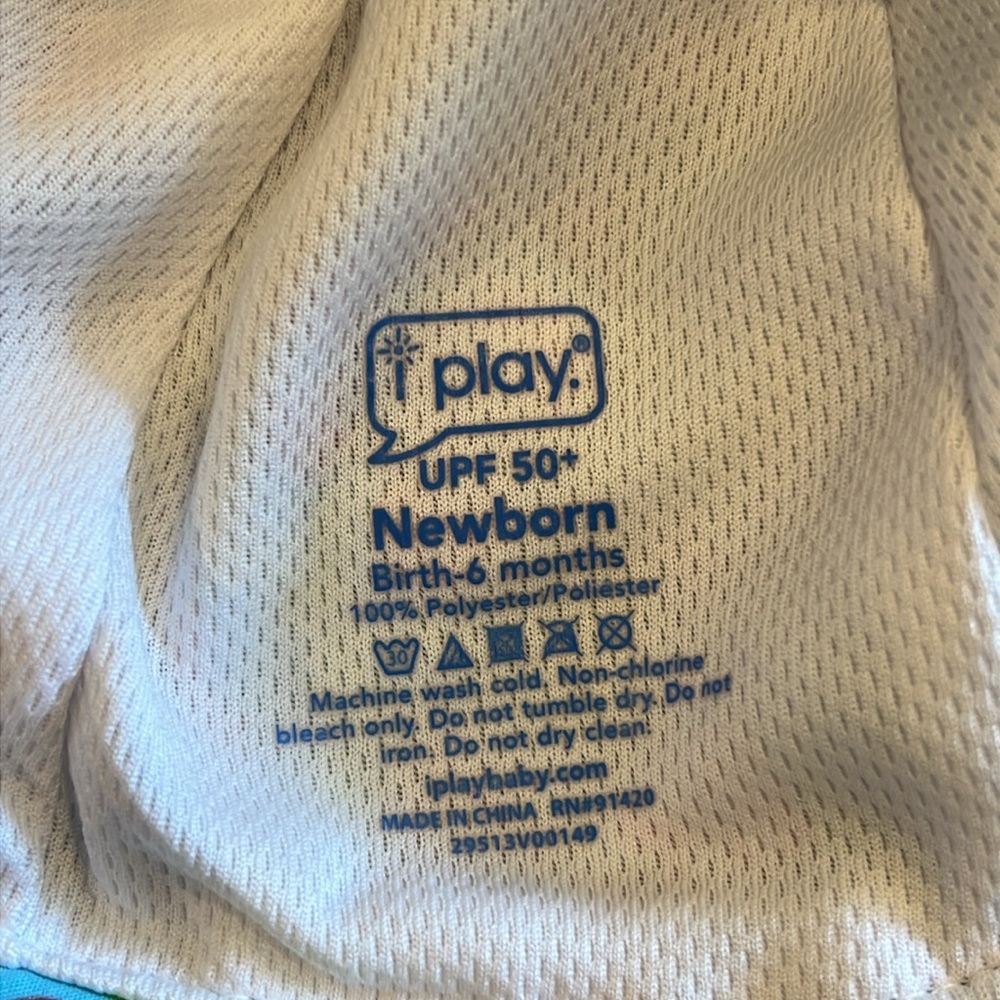I play floral print baby water sun hat - Picture 5 of 6